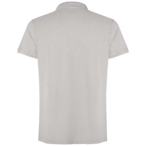 gray Polo unisex de manga corta