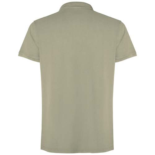 kaki Polo unisex de manga corta