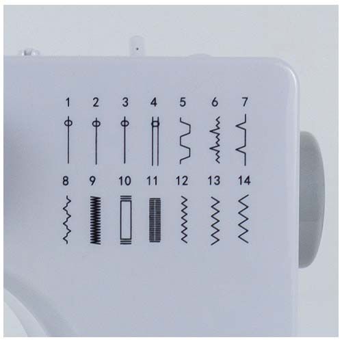 white Máquina de coser