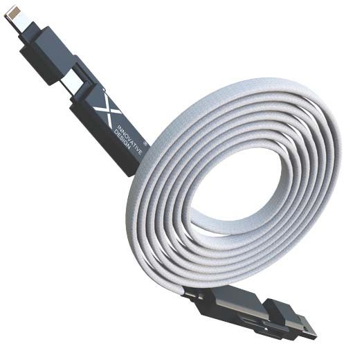 gray Cable de carga plano magnético