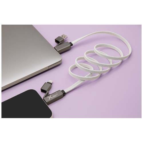 gray Cable de carga plano magnético