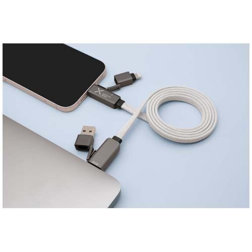 gray Cable de carga plano magnético