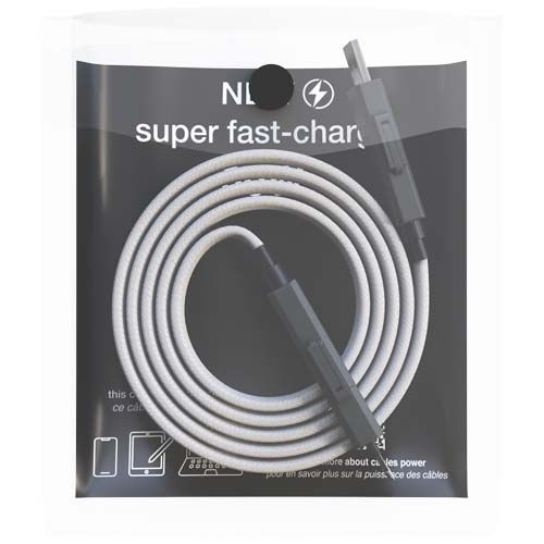 gray Cable de carga plano magnético