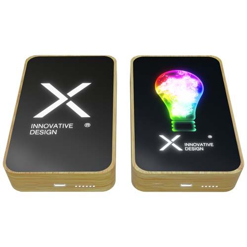 BATERÍA EXTERNA DE BAMBÚ DE 10 000 MAH 