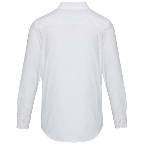 white Camisa oxford para hombre de 165 g/m²