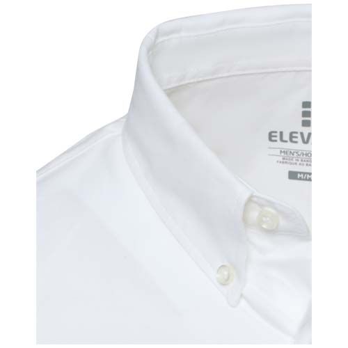 white Camisa oxford para hombre de 165 g/m²