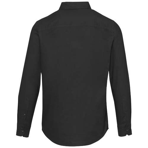 black Camisa oxford para hombre