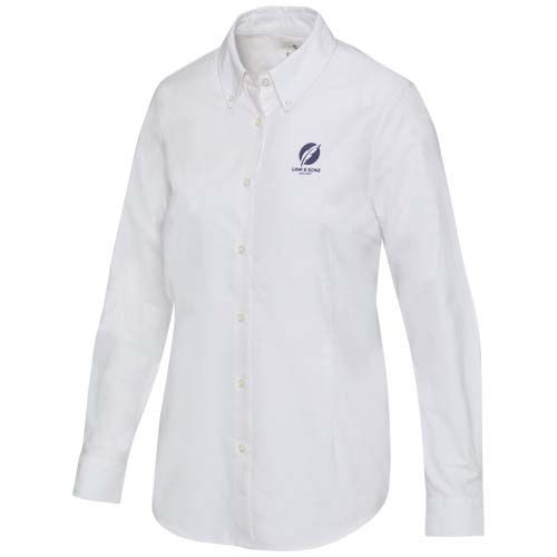 white Camisa oxford para mujer de 165 g/m² Sphene