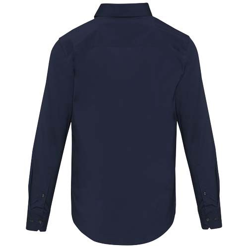 azul marino Camisa de popelina para hombre