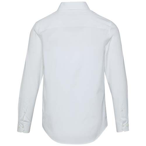 white Camisa de popelina para hombre de 133 g/m²