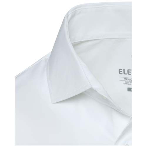 white Camisa de popelina para hombre de 133 g/m²