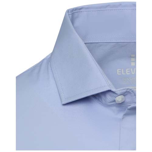 azul claro Camisa de popelina para hombre
