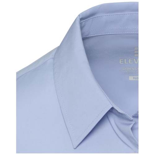 azul claro Camisa de popelina para mujer