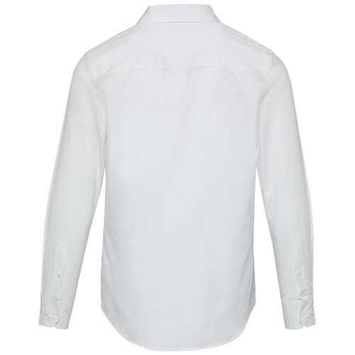 white Camisa de sarga para hombre de 185 g/m² Citrine