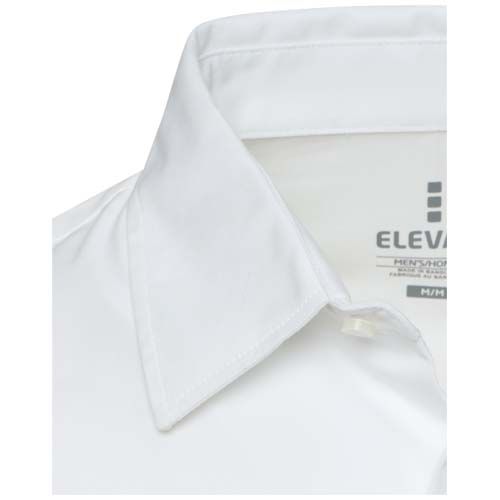 white Camisa de sarga para hombre de 185 g/m² Citrine