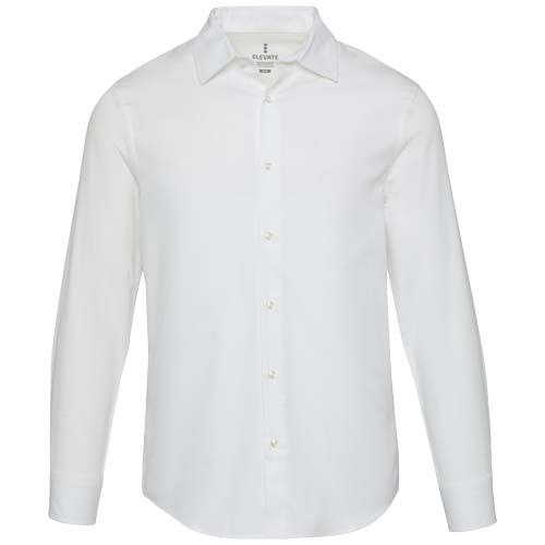 white Camisa de sarga para hombre de 185 g/m² Citrine