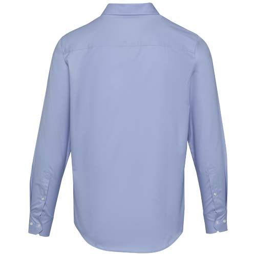 azul claro Camisa de sarga para hombre de 185 g/m²