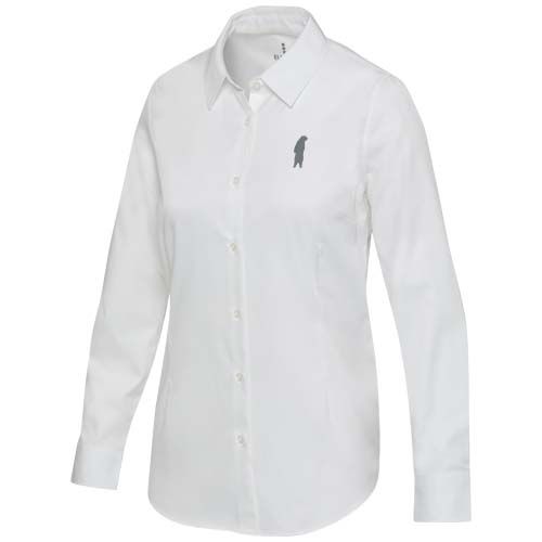 white Camisa de sarga para mujer de 185 g/m² Citrine