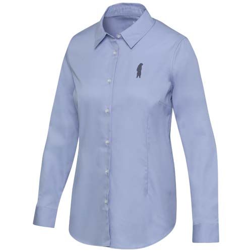 azul claro Camisa de sarga para mujer de 185 g/m² Citrine