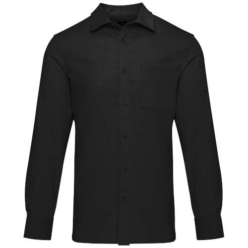 black Camisa unisex de pana de 252 g/m² Alum