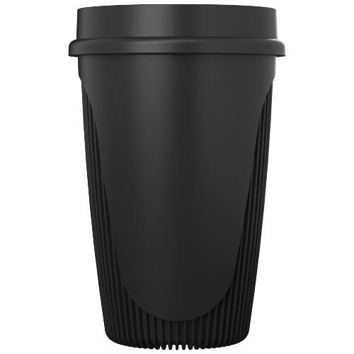 black Vaso de 350 ml con tapa de 360°