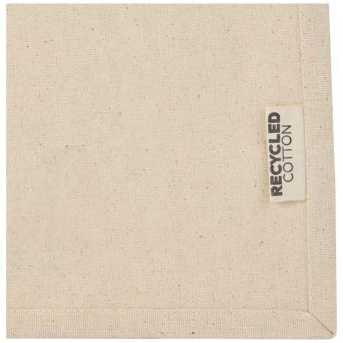 natural Bolsa Tote con fuelle mini de algodón reciclado GRS de 220 g/m² de 9 l