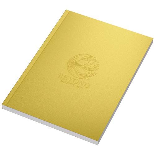 Libreta A5 de tapa blanda metalizada - 100 hojas 