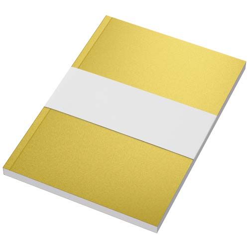 dorado Libreta A5 de tapa blanda metalizada - 100 hojas
