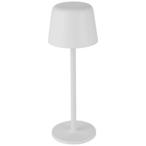 white Lámpara de mesa recargable regulable con 3 modos de luz