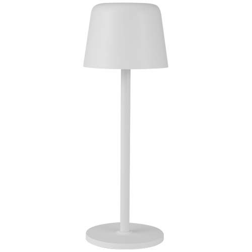 white Lámpara de mesa recargable regulable con 3 modos de luz