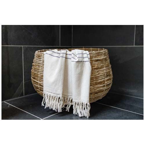 de blanco Tela reciclada - 85 x 175 cm