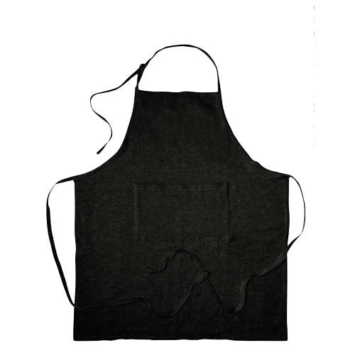 black Delantal de material reciclado