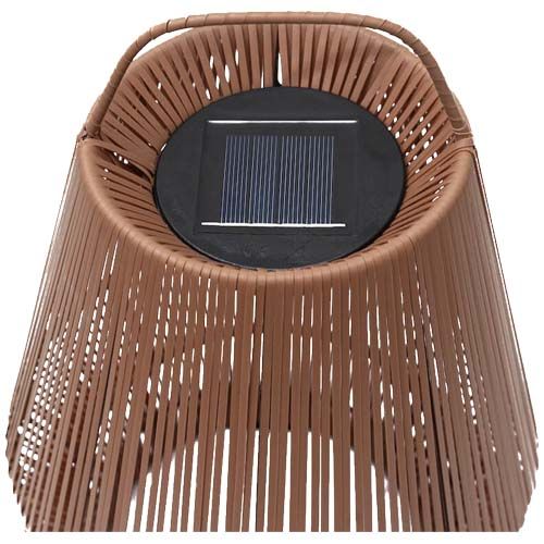 rojo de ladrillo Pantalla de lámpara portátil reciclada