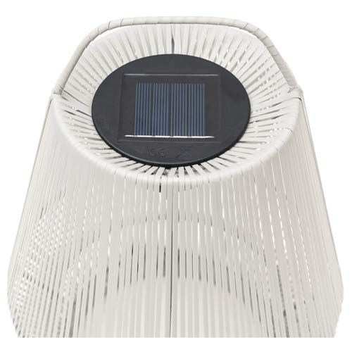 gris claro Pantalla de lámpara portátil reciclada