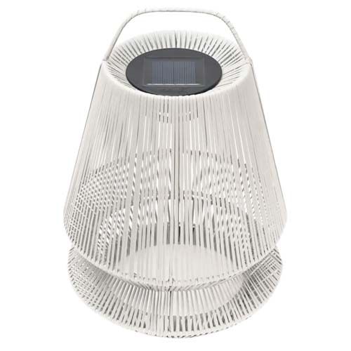 gris claro Pantalla de lámpara portátil reciclada