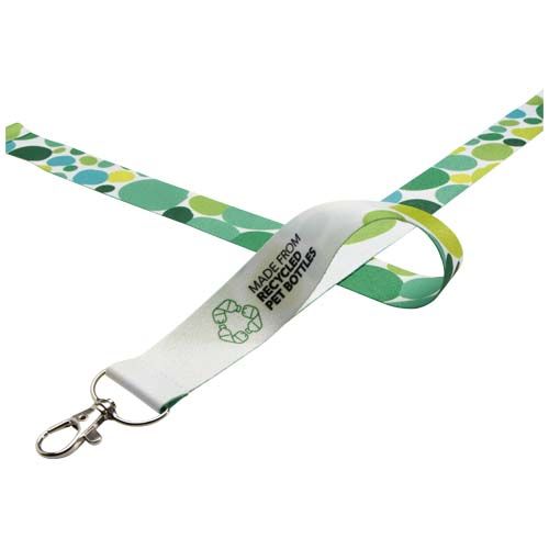 white Lanyard ajustable de sublimación