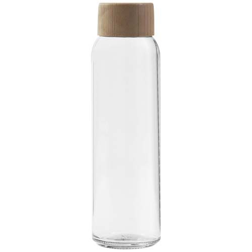 transparente Botella de agua de vidrio de 500 ml