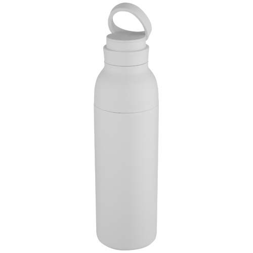 Botella de 650 ml con doble pared aislante de acero inoxidable reciclado RCS 