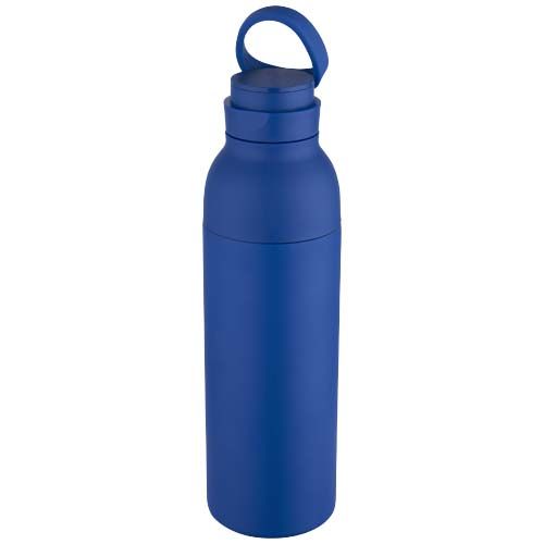 Botella de 650 ml con doble pared aislante de acero inoxidable reciclado RCS 