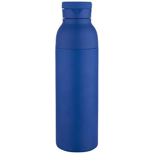 Botella de 650 ml con doble pared aislante de acero inoxidable reciclado RCS 