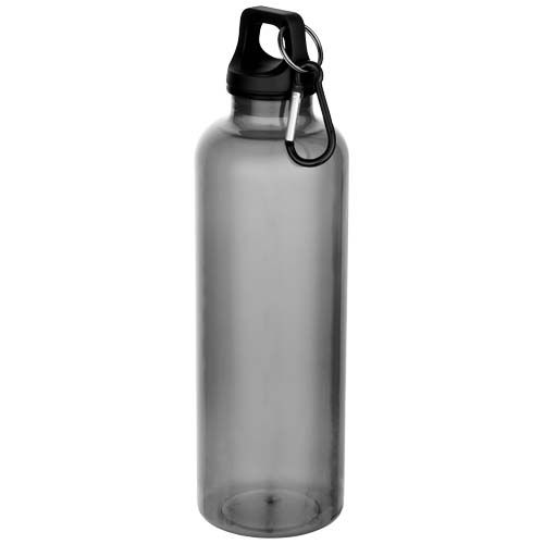 Bidón de 750 ml de plástico reciclado con certificado RCS y mosquetón 