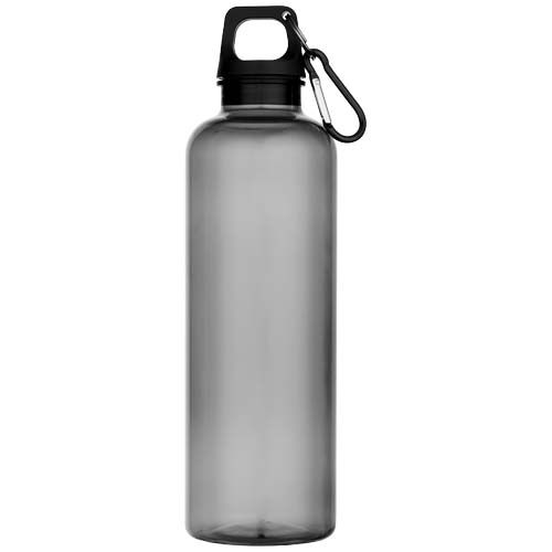 Bidón de 750 ml de plástico reciclado con certificado RCS y mosquetón 