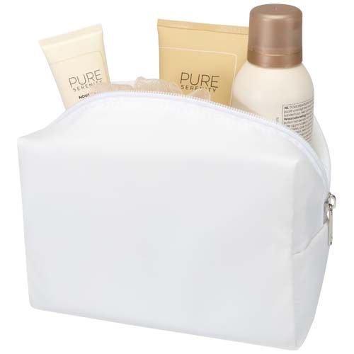 de blanco Bolsa de aseo de RPET GRS