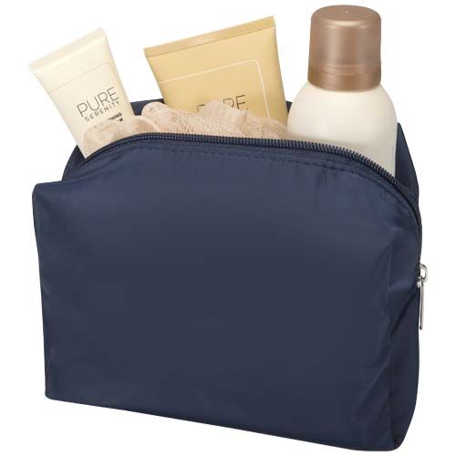 azul marino Bolsa de aseo de RPET GRS