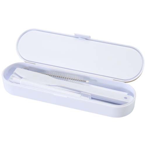 Set de cubiertos con tapa de bambú 