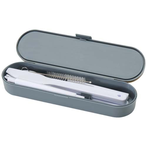 Set de cubiertos con tapa de bambú 