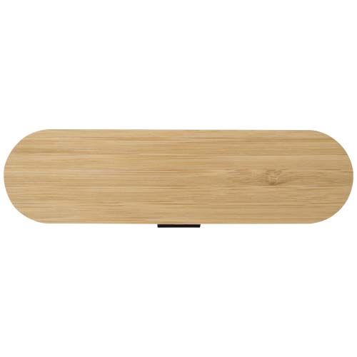 Set de cubiertos con tapa de bambú 