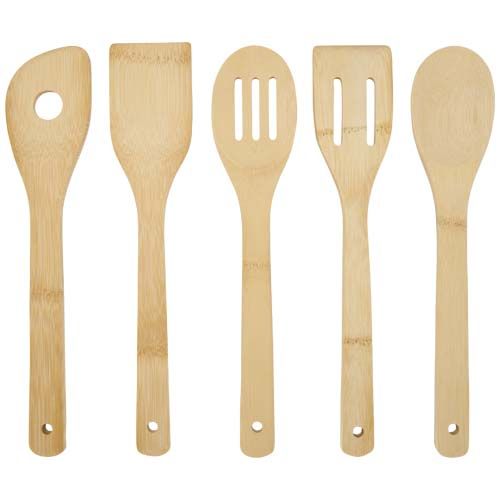 madera Set de utensilios de cocina de bambú