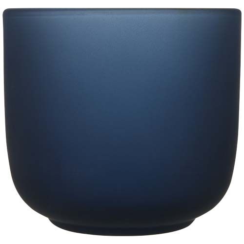 azul oscuro Set de bandeja de madera y vasos de vidrio acabado mate