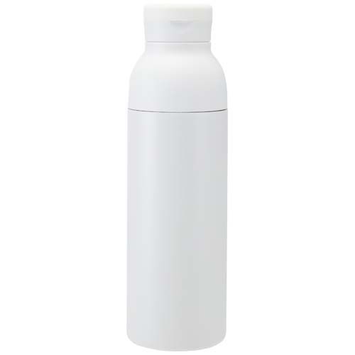 Botella de 650 ml de acero inoxidable reciclado con certificado RCS de doble pared con 3 tapas Iluminate
